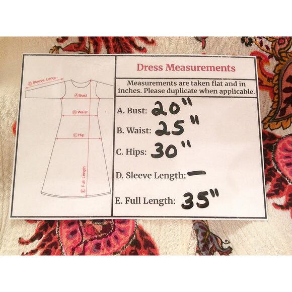 Coco Jaimeson Womens Multicolor Lace Detailing Neckline Tie Dress Large - Picture 9 of 9